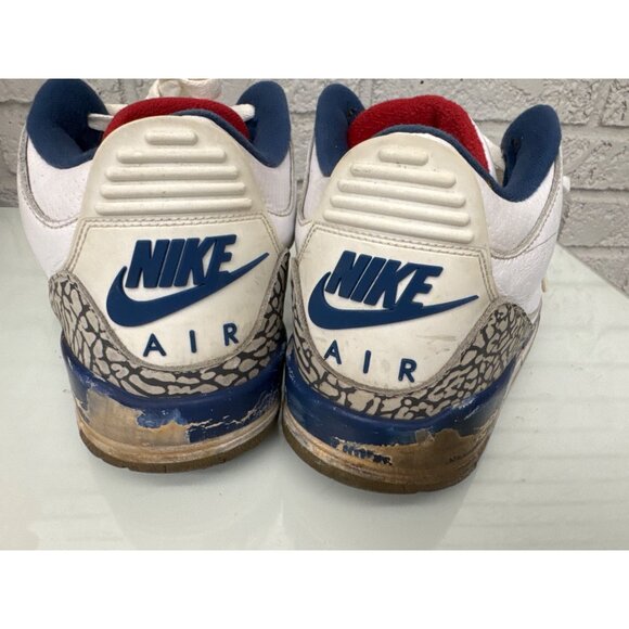 Air Jordan 3 Retro True Blue Sneakers, Men Size 10, 2016 Classics - Picture 8 of 8